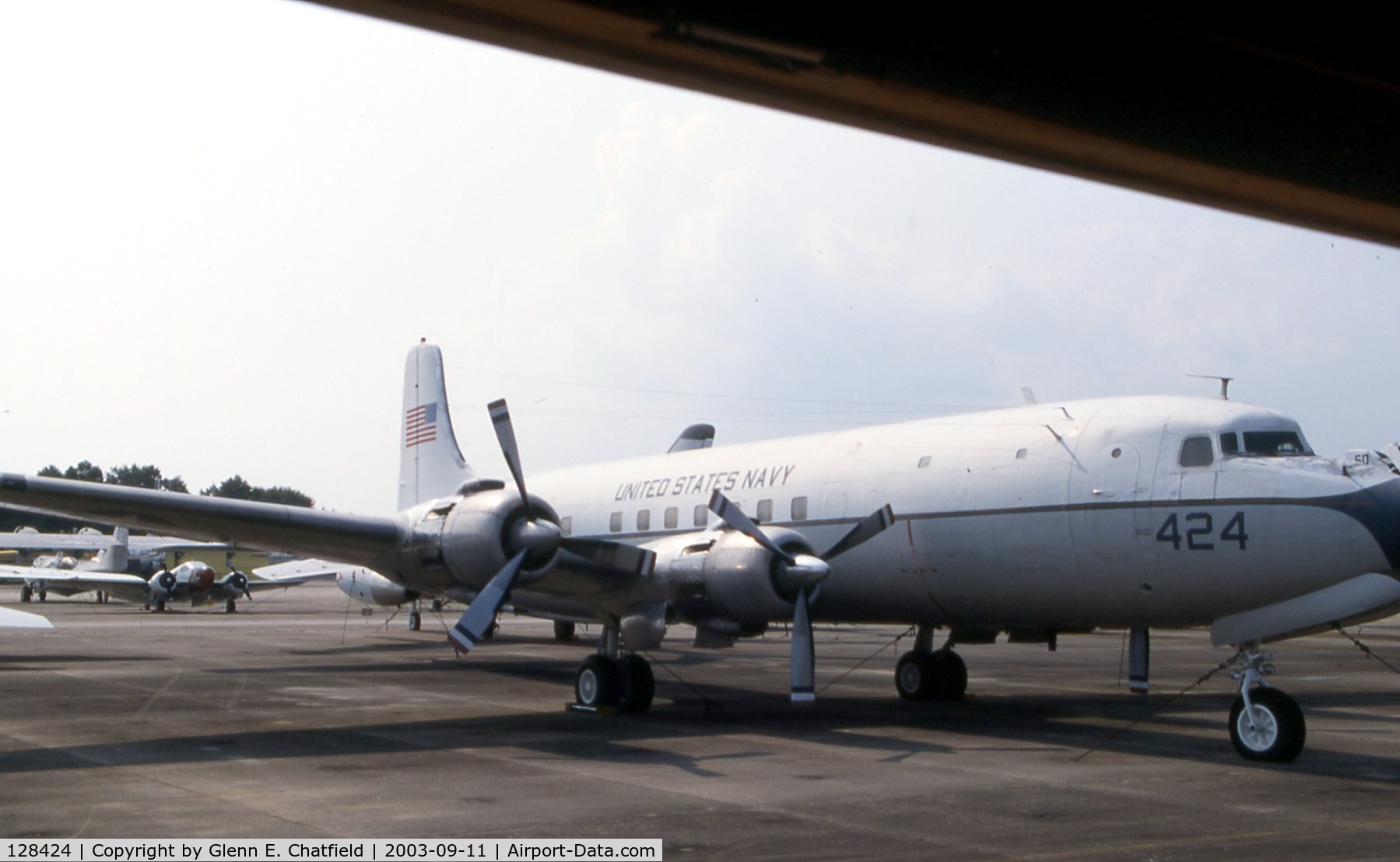 128424, 1951 Douglas VC-118B Liftmaster C/N 43207, C-118B at the National Museum of Naval Aviation