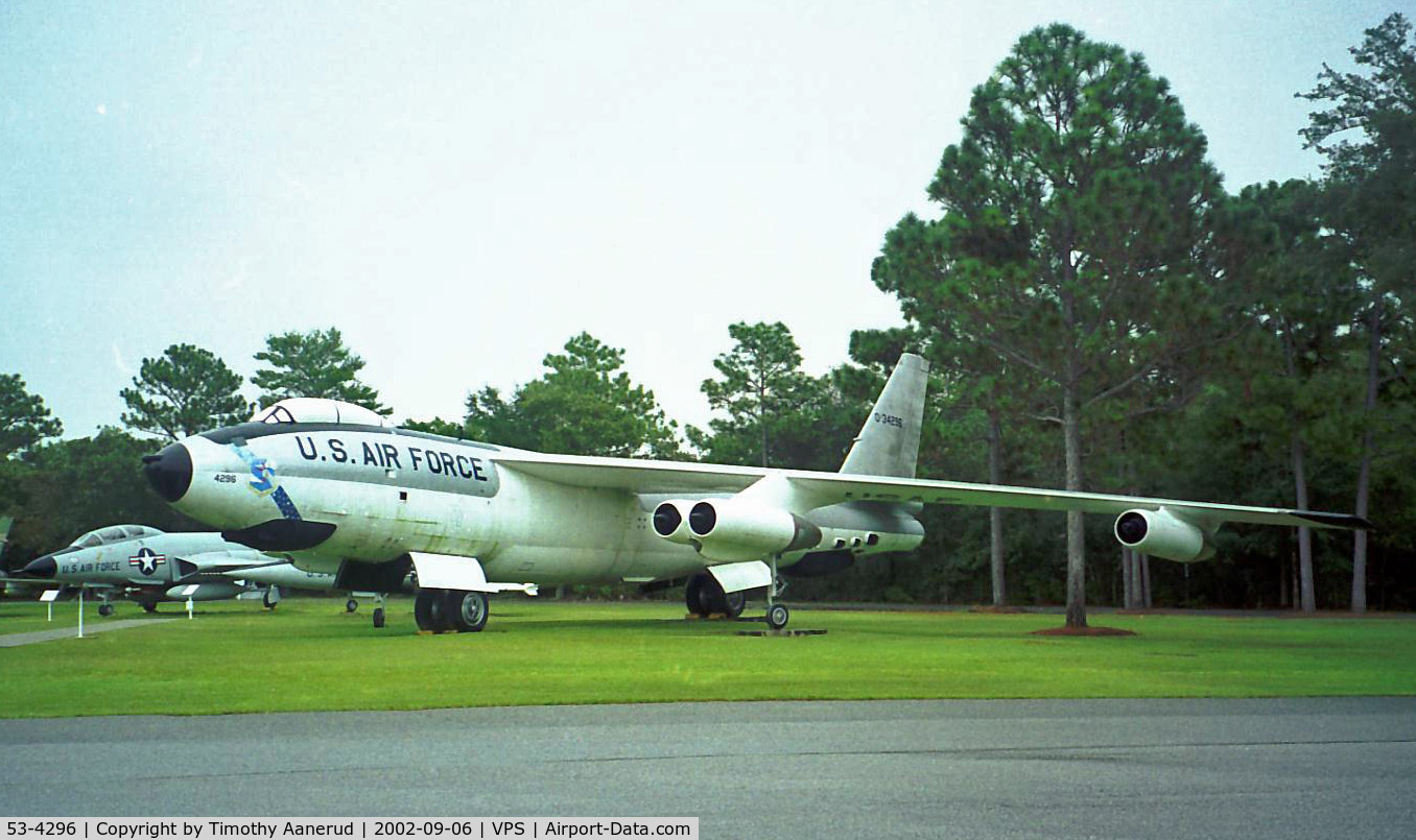 53-4296, 1953 Boeing RB-47H-1-BW Stratojet C/N 4501320, USAF Armament Museum Boeing RB-47H 53-4296