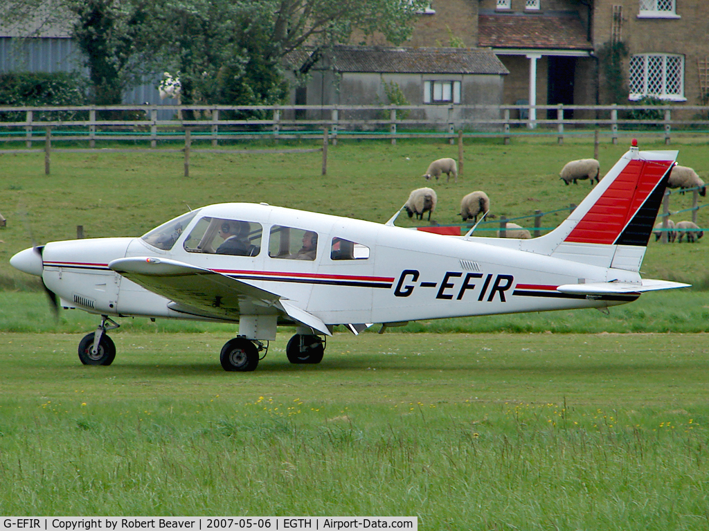 G-EFIR, 1980 Piper PA-28-181 Cherokee Archer II C/N 28-8090275, Piper PA-28-181 Archer II