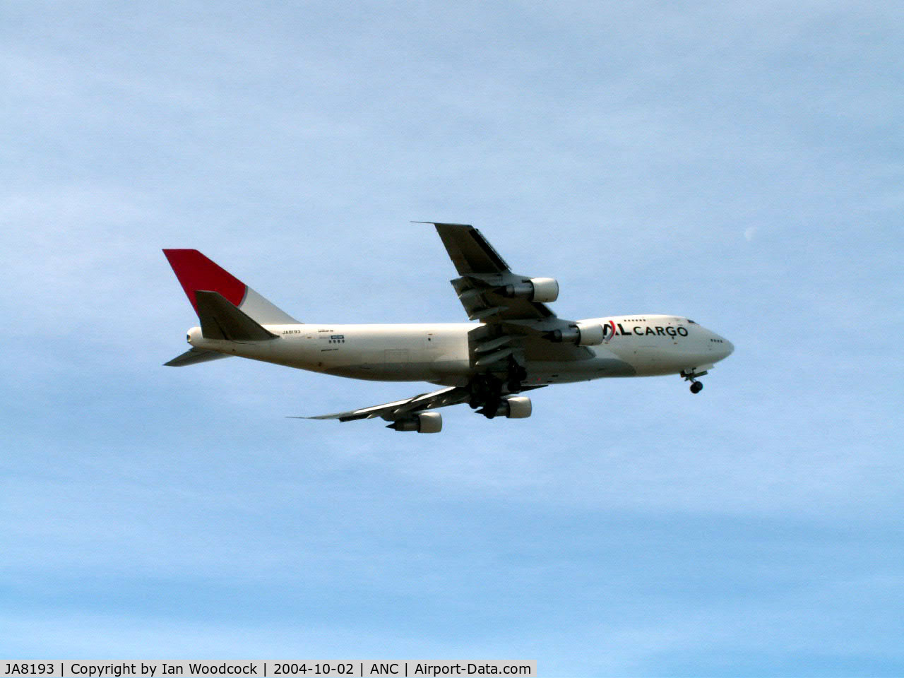 JA8193, 1980 Boeing 747-212B/SF C/N 21940, B747-212BF/Japan Airlines/Anchorage