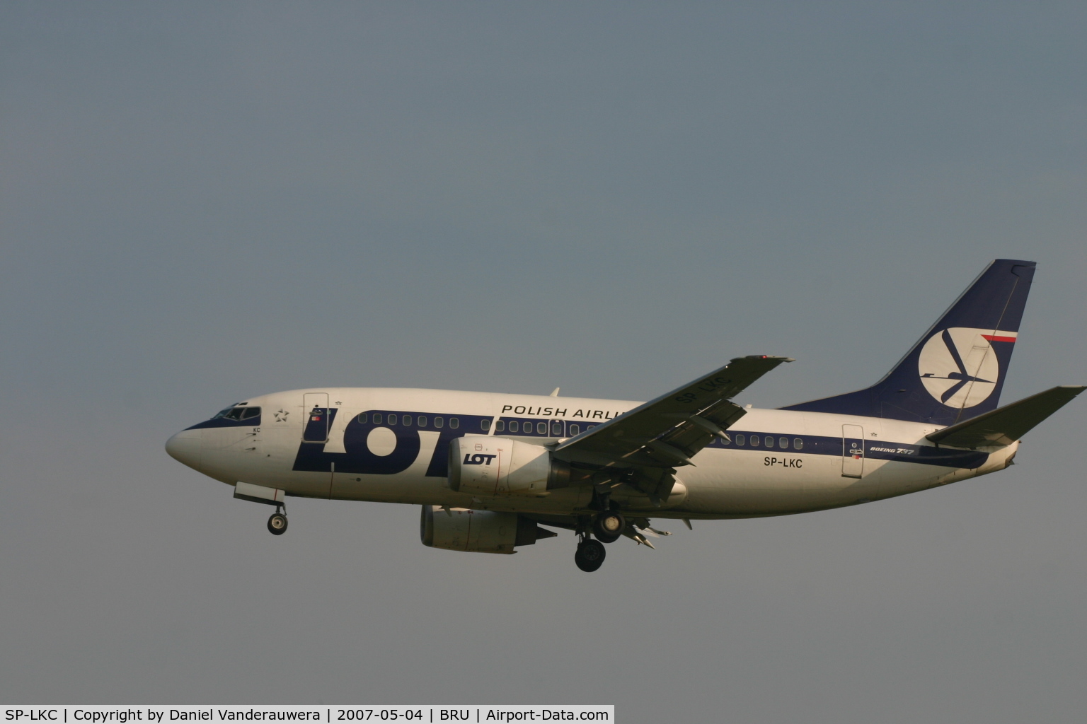 SP-LKC, 1992 Boeing 737-55D C/N 27418, arrival of flight LO235 from WAW