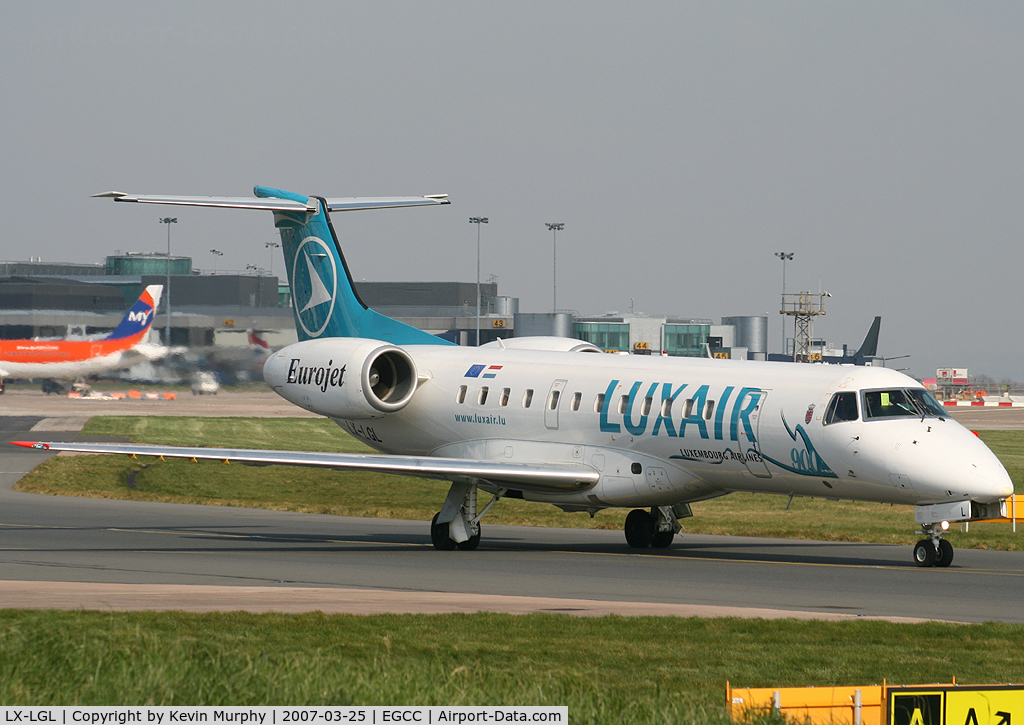 LX-LGL, 2005 Embraer ERJ-135LR (EMB-135LR) C/N 14500893, Luxair Commuter