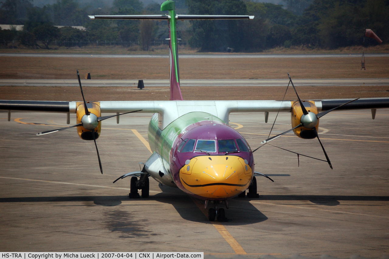 HS-TRA, 1990 ATR 72-201 C/N 164, The parrot airline...
