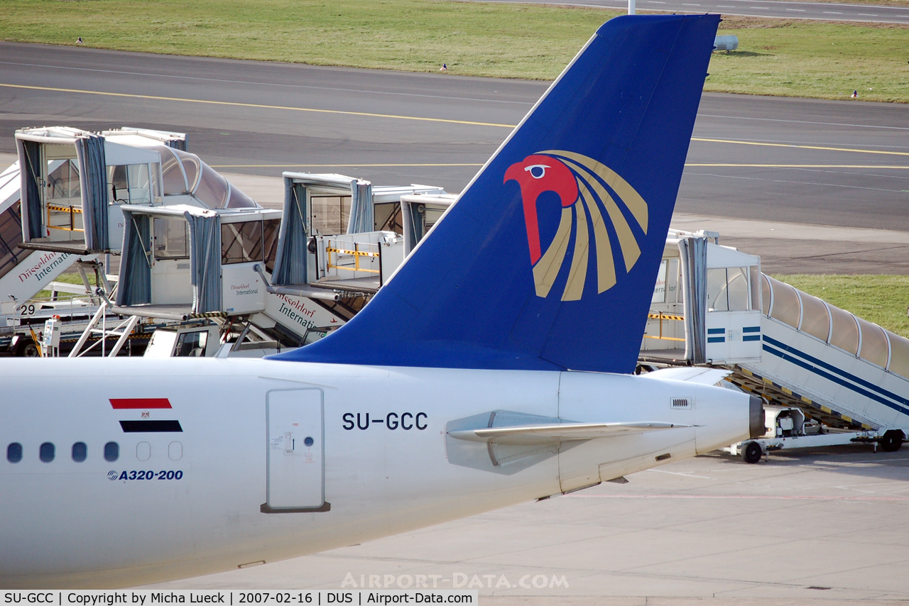 SU-GCC, 2003 Airbus A320-232 C/N 2088, Tail