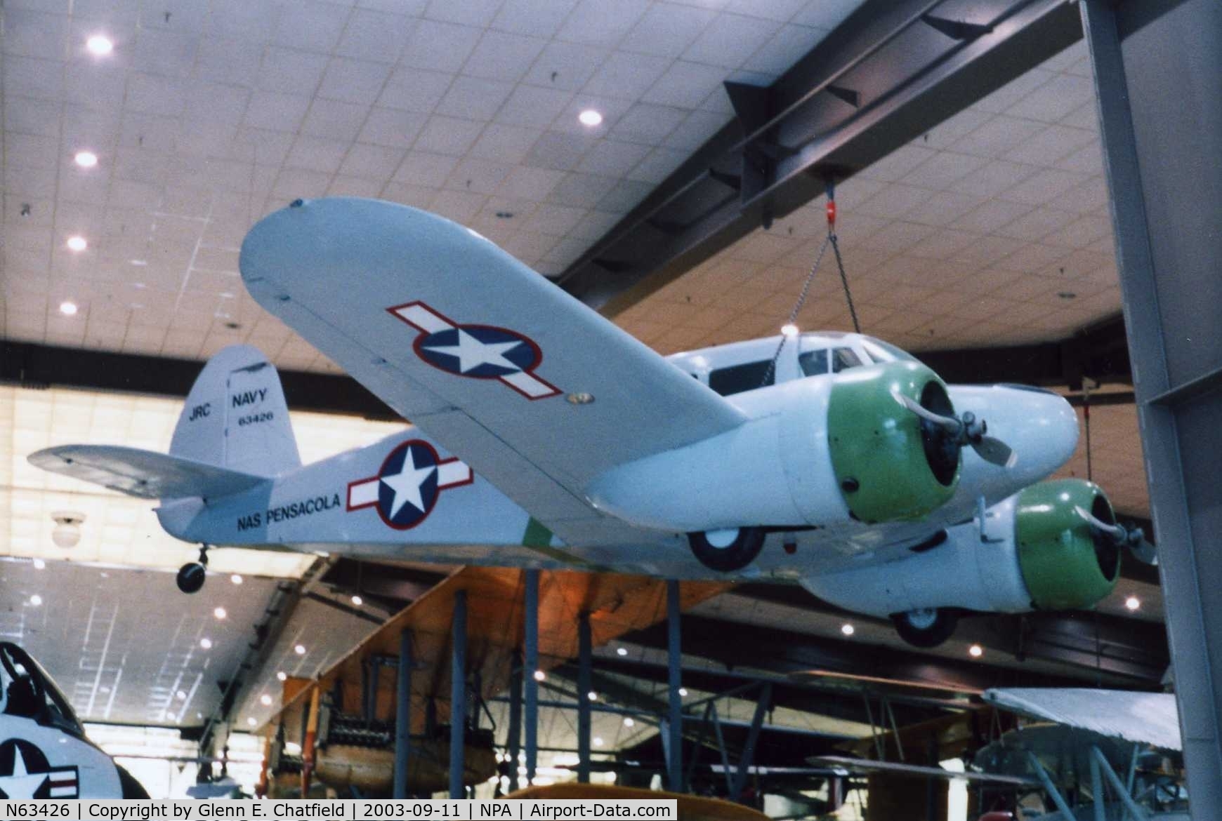 N63426, 1943 Cessna JRC-1 (UC-78) C/N 5515, UC-78B 43-7995 painted as JRC-1 at the National Museum of Naval Aviation