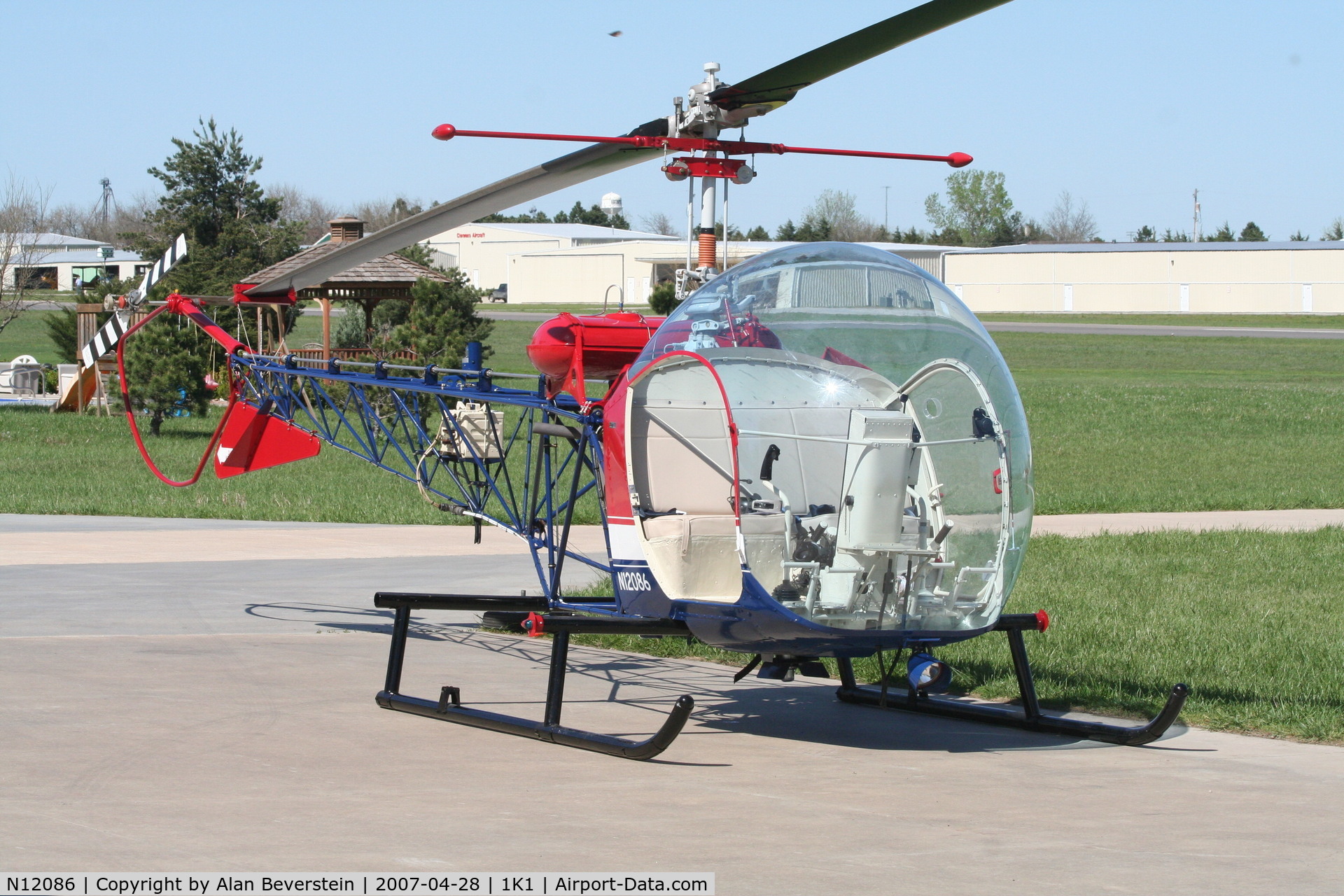 N12086, 1952 Bell 47D-1 C/N 620, Bell 47D-1 recently restored