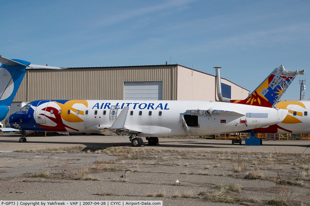 F-GPTJ, Canadair CRJ-100ER (CL-600-2B19) C/N 7323, ex Air Littoral Canadair Regionaljet