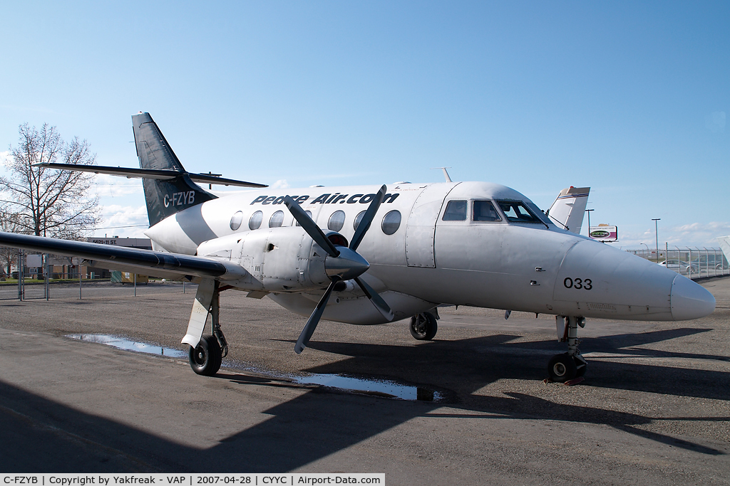 C-FZYB, 1988 British Aerospace BAe-3102 Jetstream 31 C/N 837, Peace AIr Jetstream 31