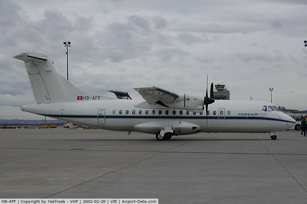 HB-AFF, 1991 ATR 42-320 C/N 264, Farnair ATR42