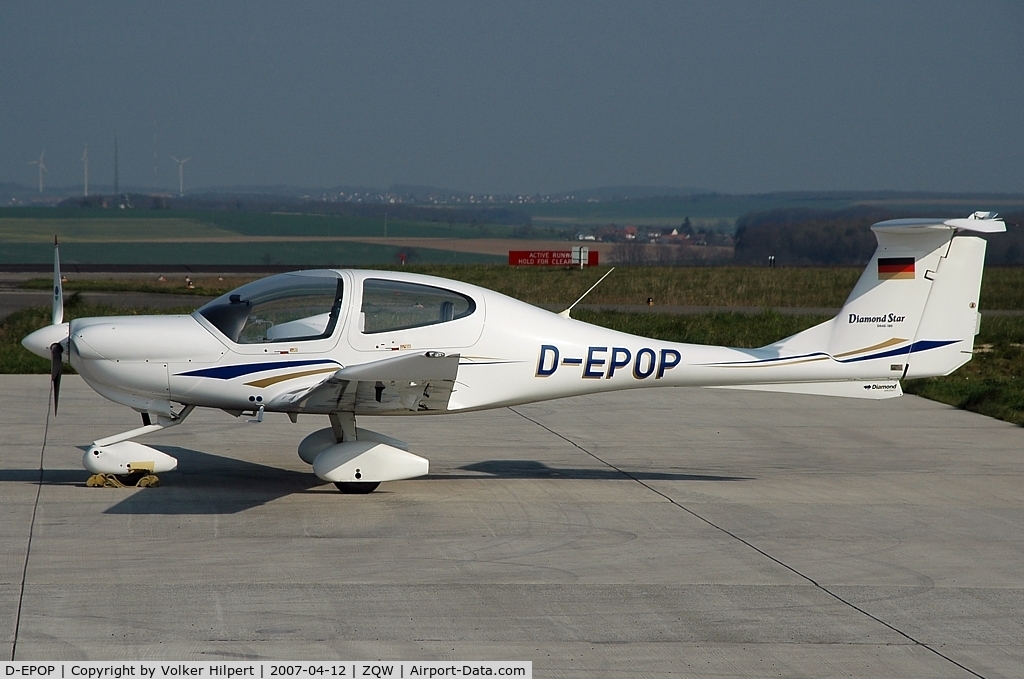 D-EPOP, Diamond DA-40 Diamond Star C/N 40.071, Diamond Aircraft DA 40 Diamond Star