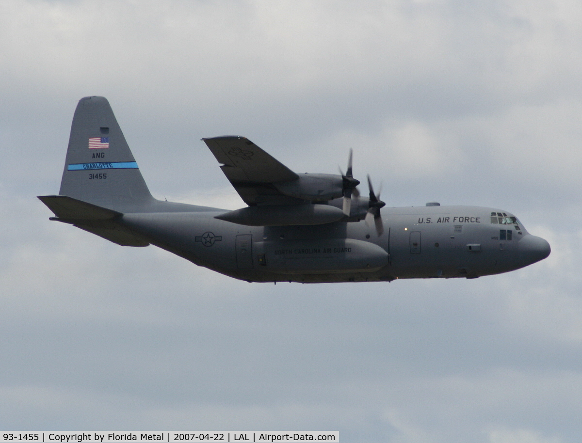 93-1455, 1993 Lockheed C-130H Hercules C/N 382-5360, C-130