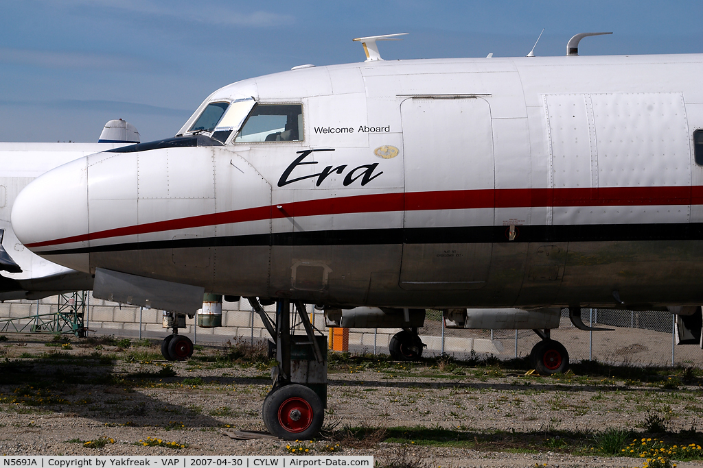 N569JA, 1953 Convair 340-31 C/N 69, ex Era Aviation Convair 580