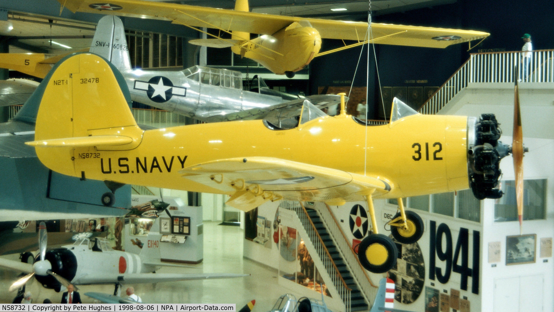 N58732, 1943 Timm N2T-1 C/N 216, at Naval Museum Pensacola, picture scanned from slide