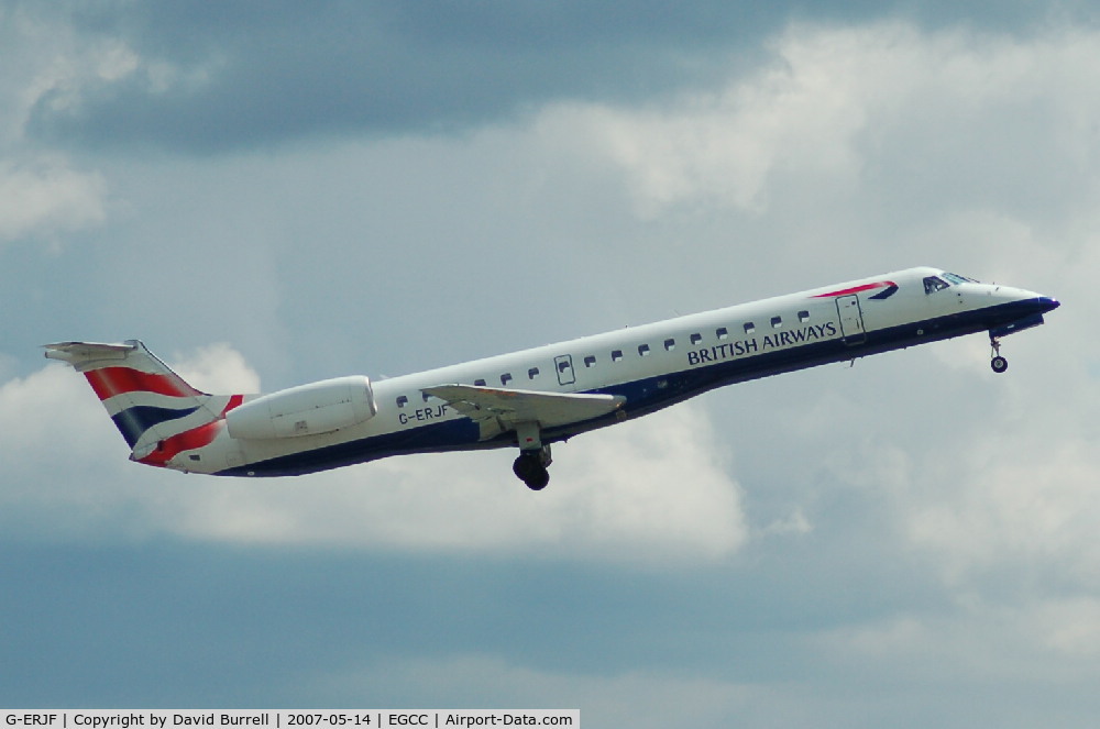 G-ERJF, 2000 Embraer EMB-145EP (ERJ-145EP) C/N 145325, British Airways - Taking off