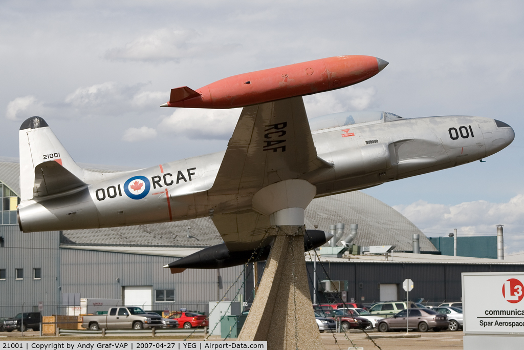 21001, Canadair CT-133 Silver Star C/N T33-1, Canada Air Force Canadair T-33