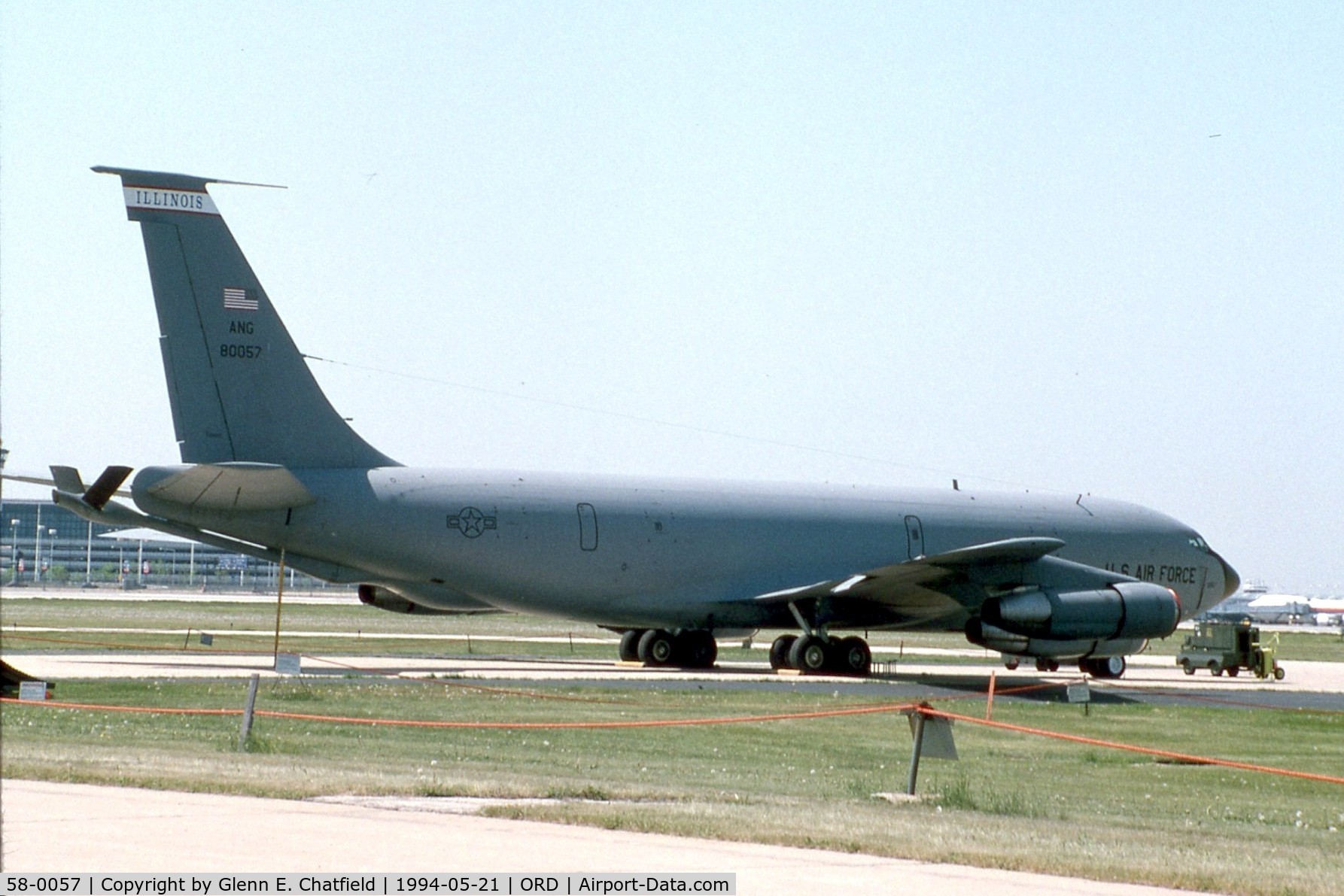 58-0057, 1959 Boeing KC-135E-BN Stratotanker C/N 17802, KC-135E on the ready pad