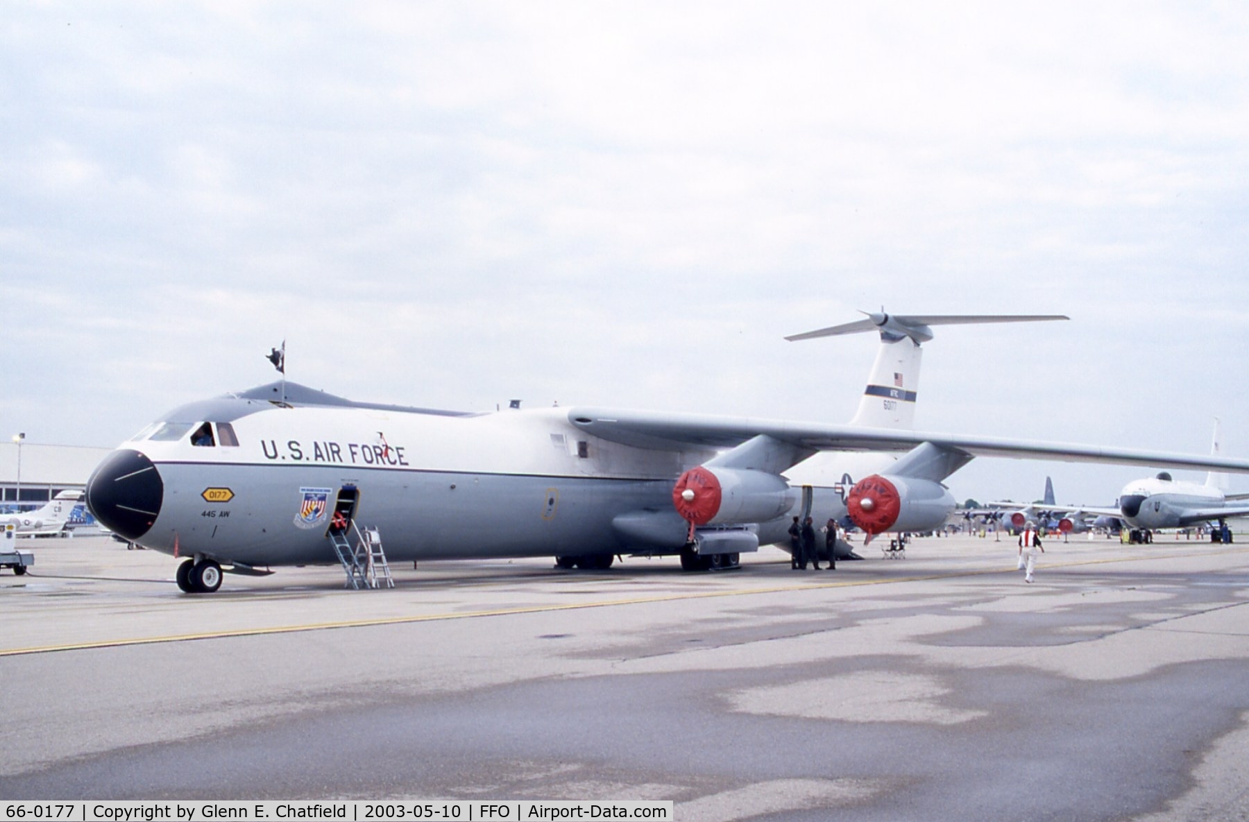 66-0177, 1966 Lockheed C-141C-LM Starlifter C/N 300-6203, C-141B that brought home Vietnam POWs, flown in for the 100th Anniversary of Flight celebration prior to being flown to the Air Force Museum
