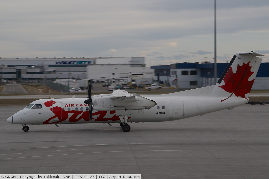 C-GNON, 1989 De Havilland Canada DHC-8-301 Dash 8 C/N 137, Jazz Dash8-300