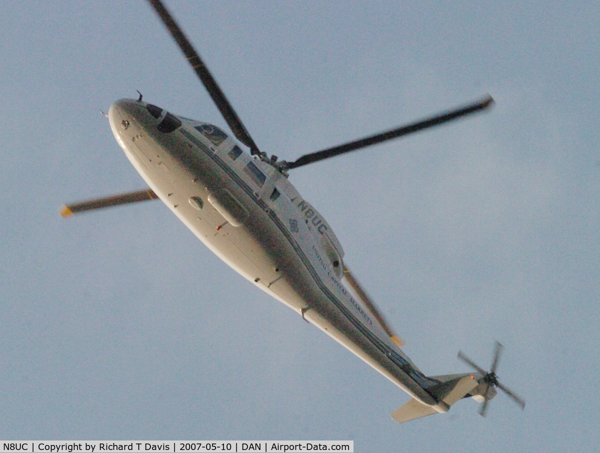 N8UC, 2003 Sikorsky S-76C+ C/N 760553, 2003 Sikorsky flying over Danville Va.