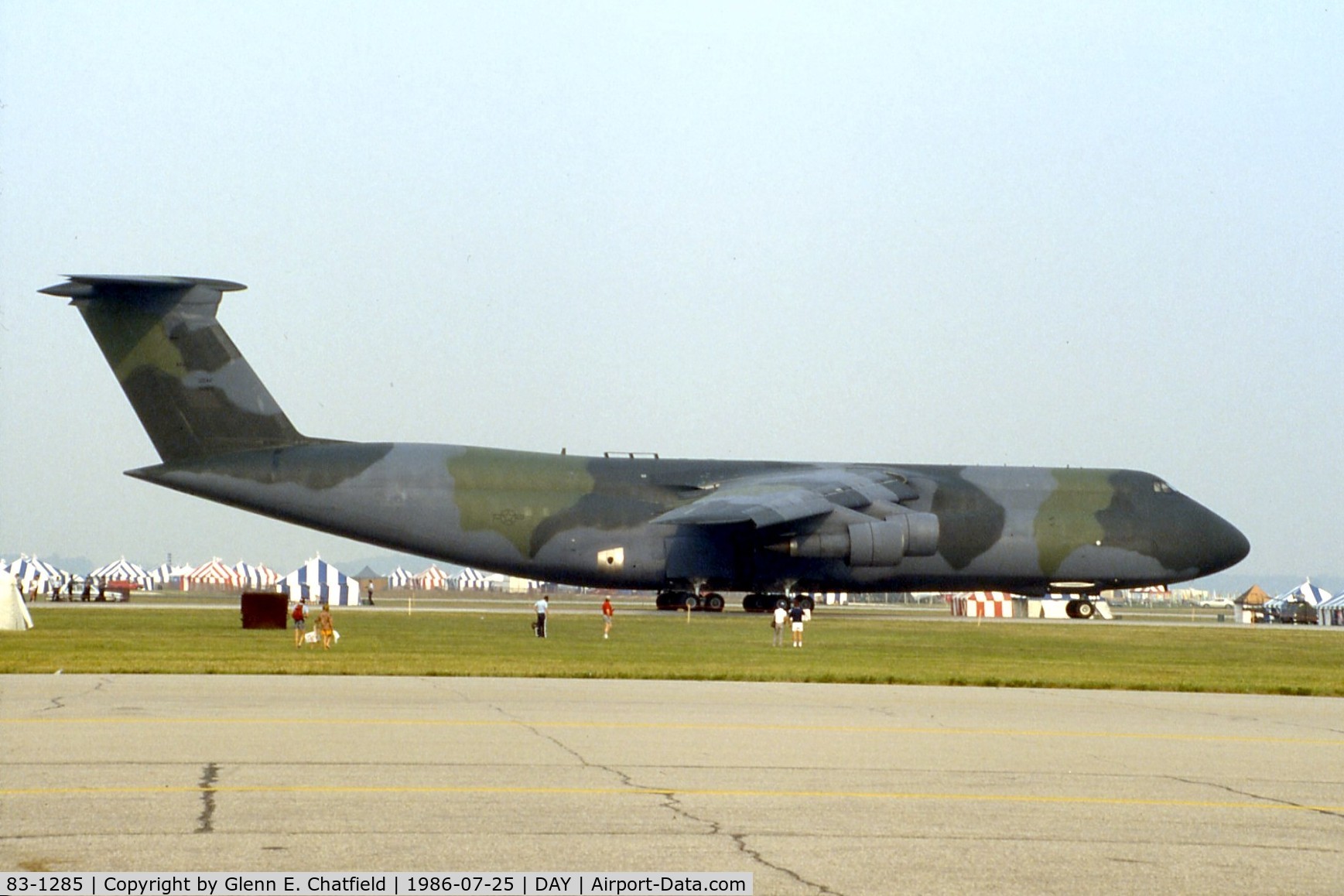 83-1285, 1983 Lockheed C-5B Galaxy C/N 500-0082, C-5B at the Dayton International Air Show