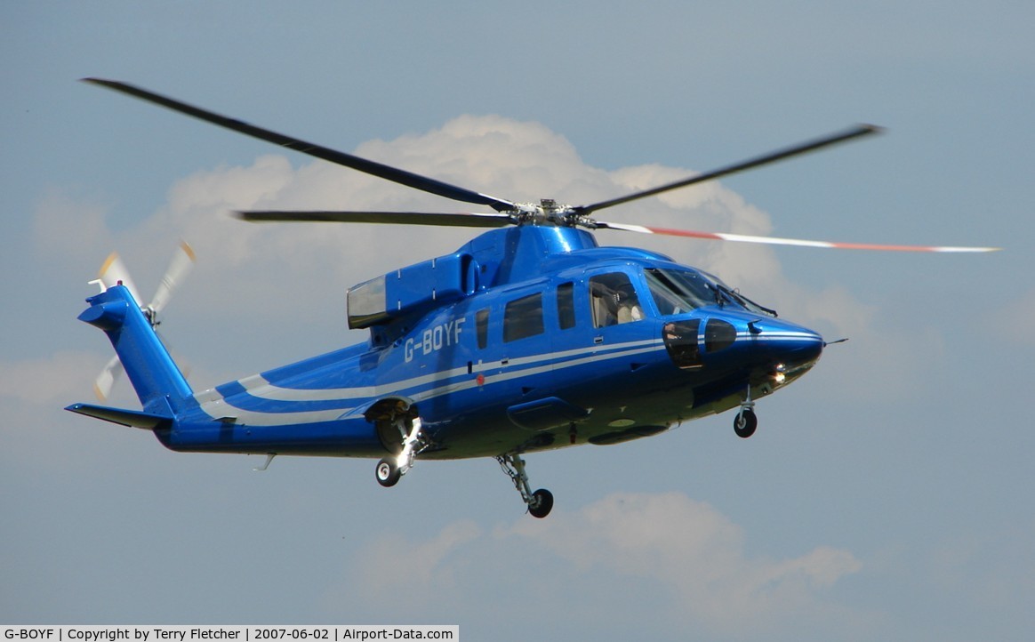 G-BOYF, 1988 Sikorsky S-76B C/N 760343, Sikorsky S-76B Spirit