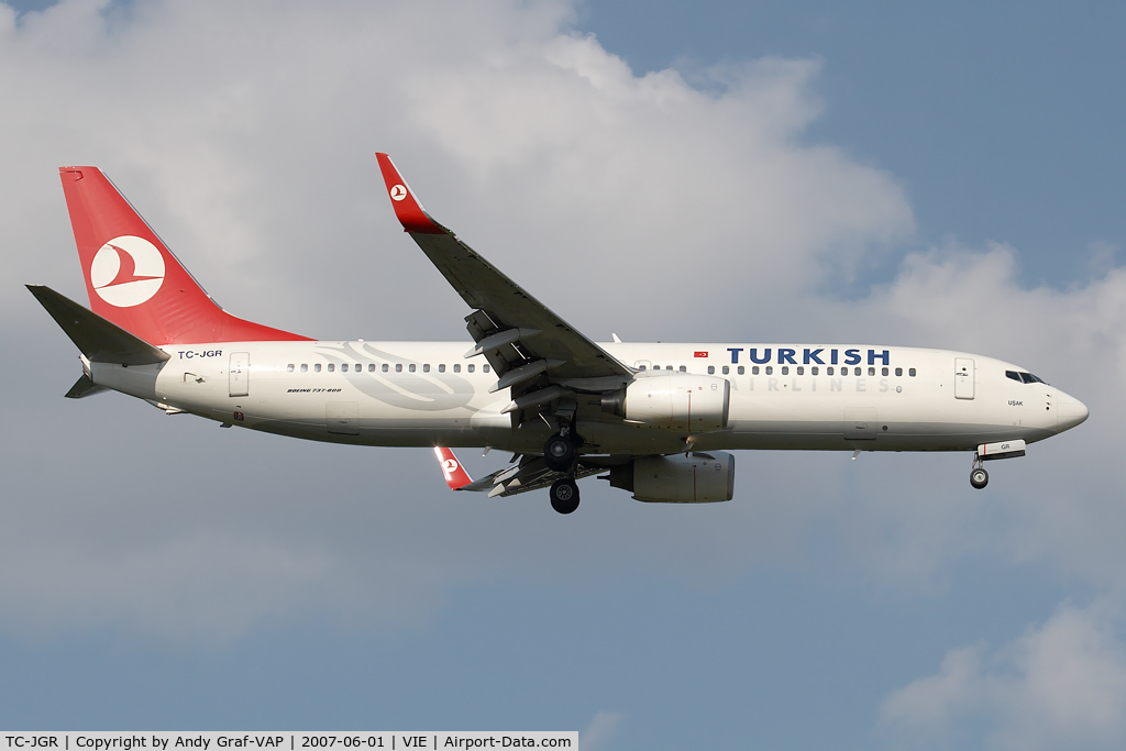 TC-JGR, 2006 Boeing 737-8F2 C/N 34415, Turkish Airlines B737-800