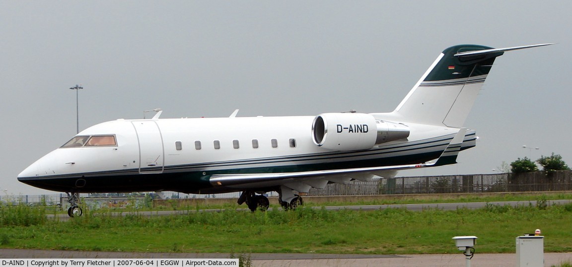 D-AIND, 2003 Bombardier Challenger 604 (CL-600-2B16) C/N 5572, Challenger CL604