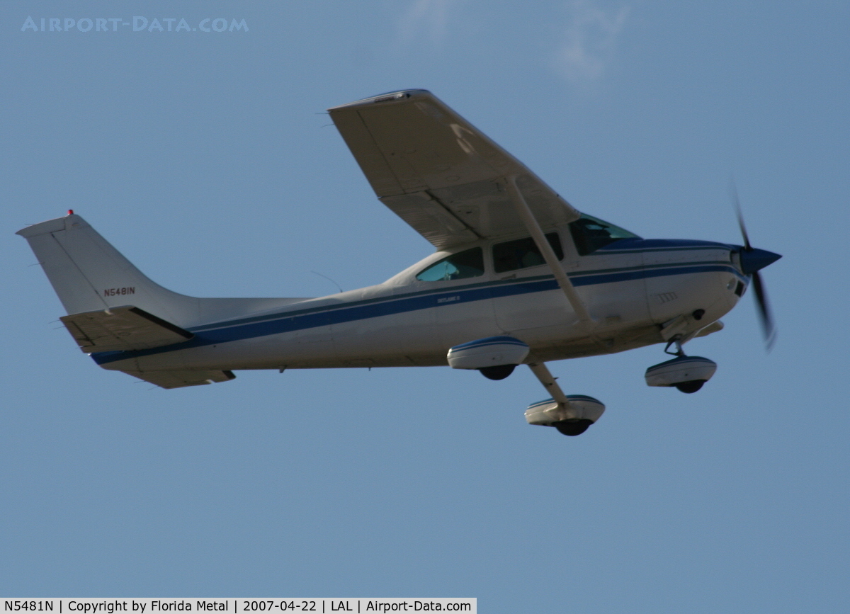 N5481N, 1981 Cessna 182R Skylane C/N 18267750, C182