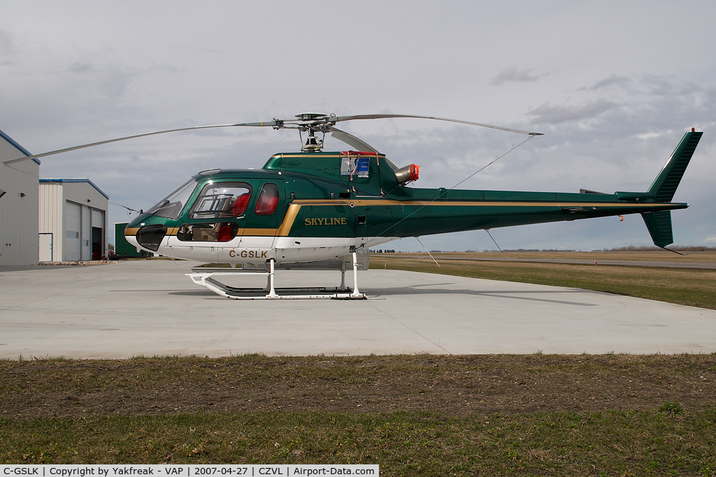 C-GSLK, 1989 Aerospatiale AS-350B-2 Ecureuil C/N 2189, Skyline Helicopters Eurocopter 120