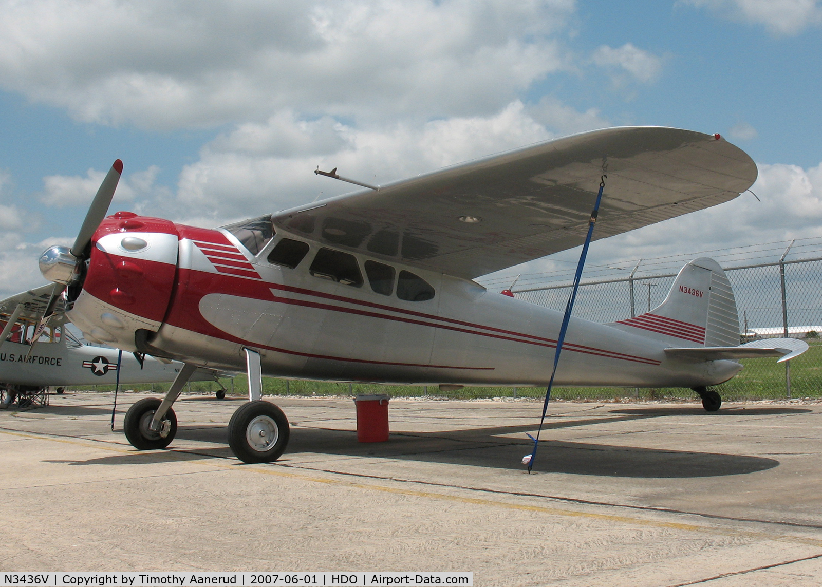 N3436V, 1948 Cessna 190 C/N 7129, 1948 Cessna 190, c/n 7129, The EAA Texas Fly-In