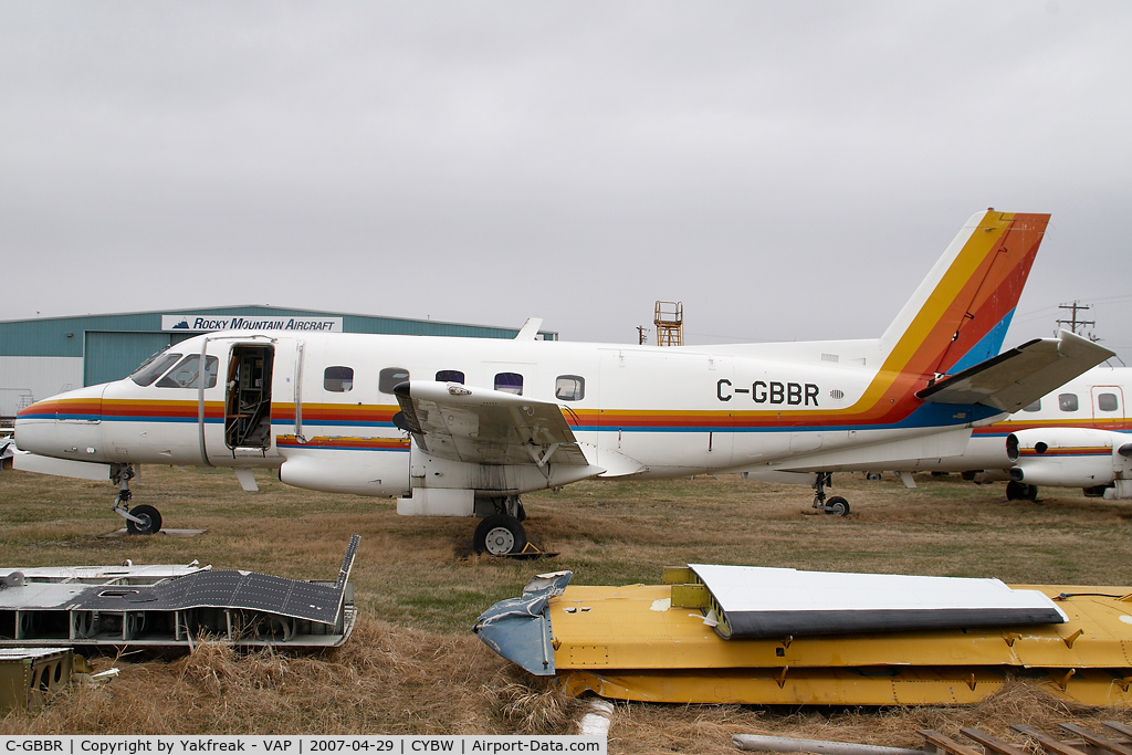 C-GBBR, 1984 Embraer EMB-110P1 Bandeirante C/N 110444, Embraer 110