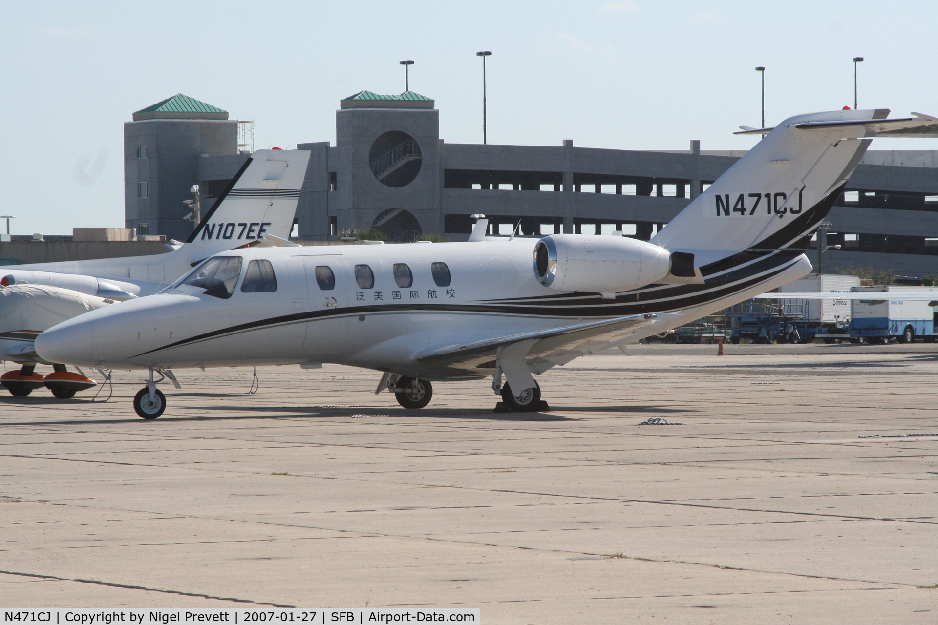 N471CJ, 2001 Cessna 525 CitationJet CJ1 C/N 525-0471, With Chinese titles shortly before sale to a pilot training college.