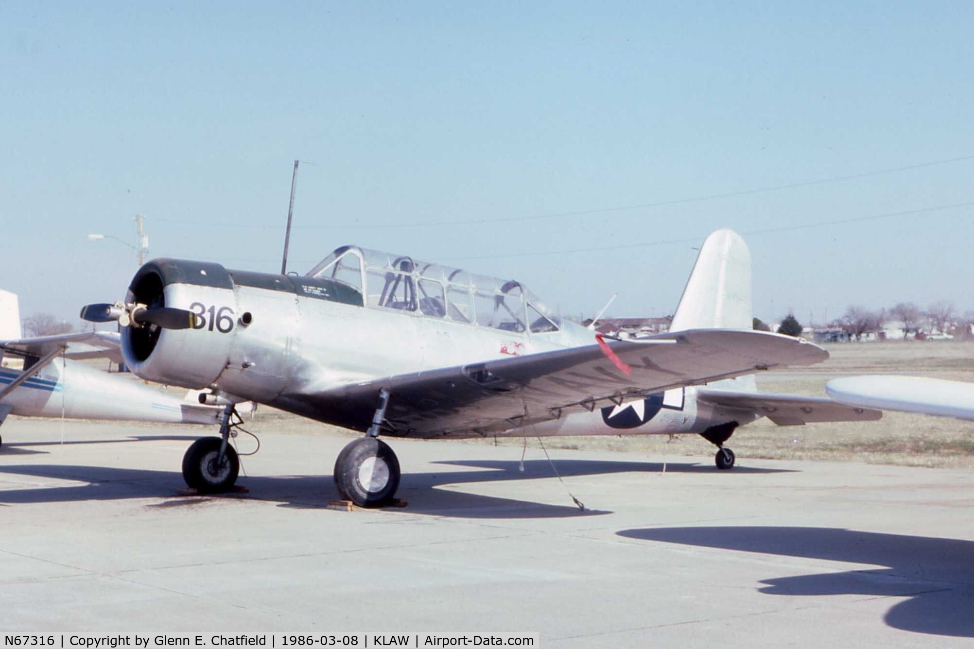 N67316, 1942 Consolidated Vultee BT-13A C/N 7652, BT-13A 42-23105, marked as an SNV-2