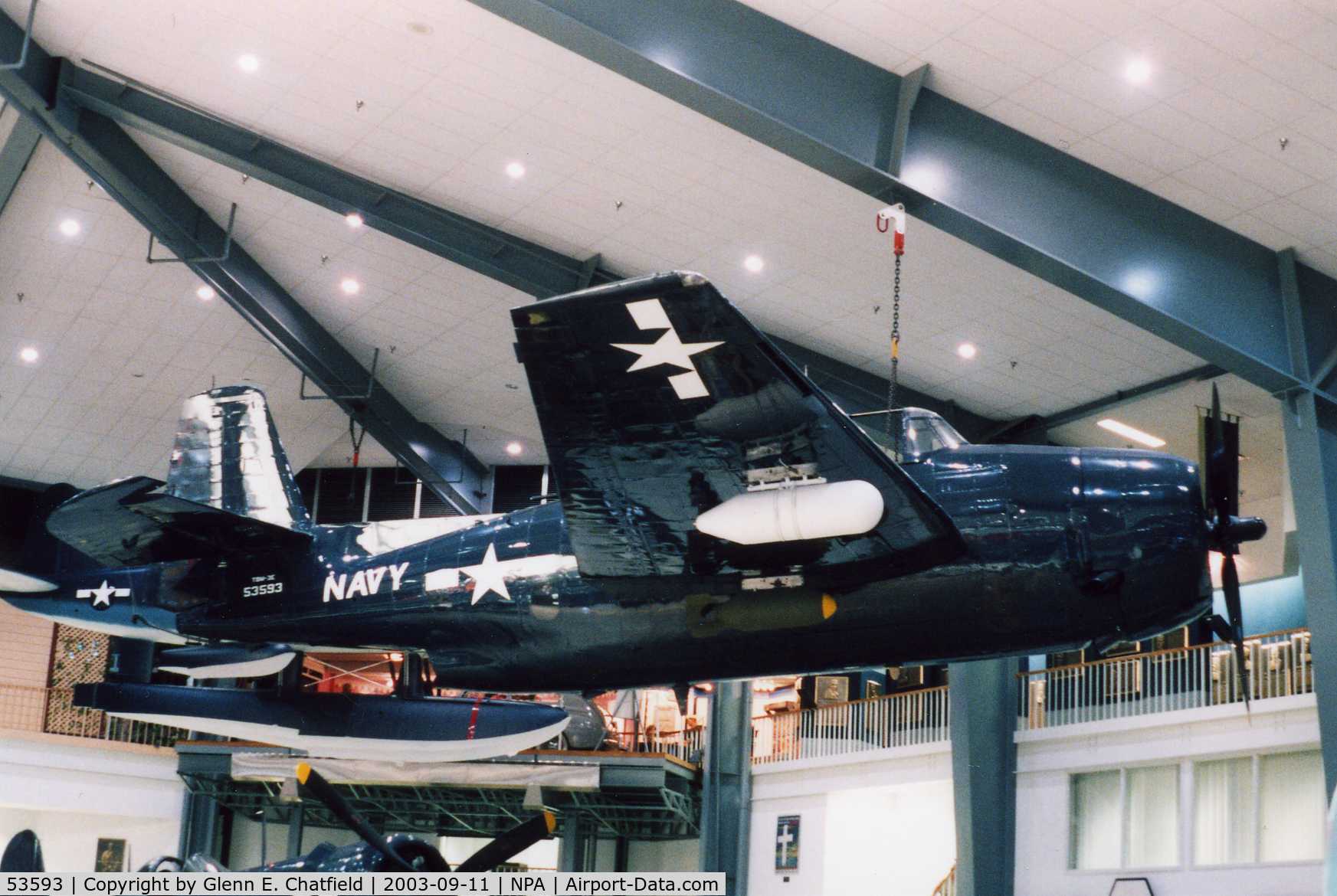 53593, Grumman TBM-3E Avenger C/N 3655, TBM-3E at the National Museum of Naval Aviation