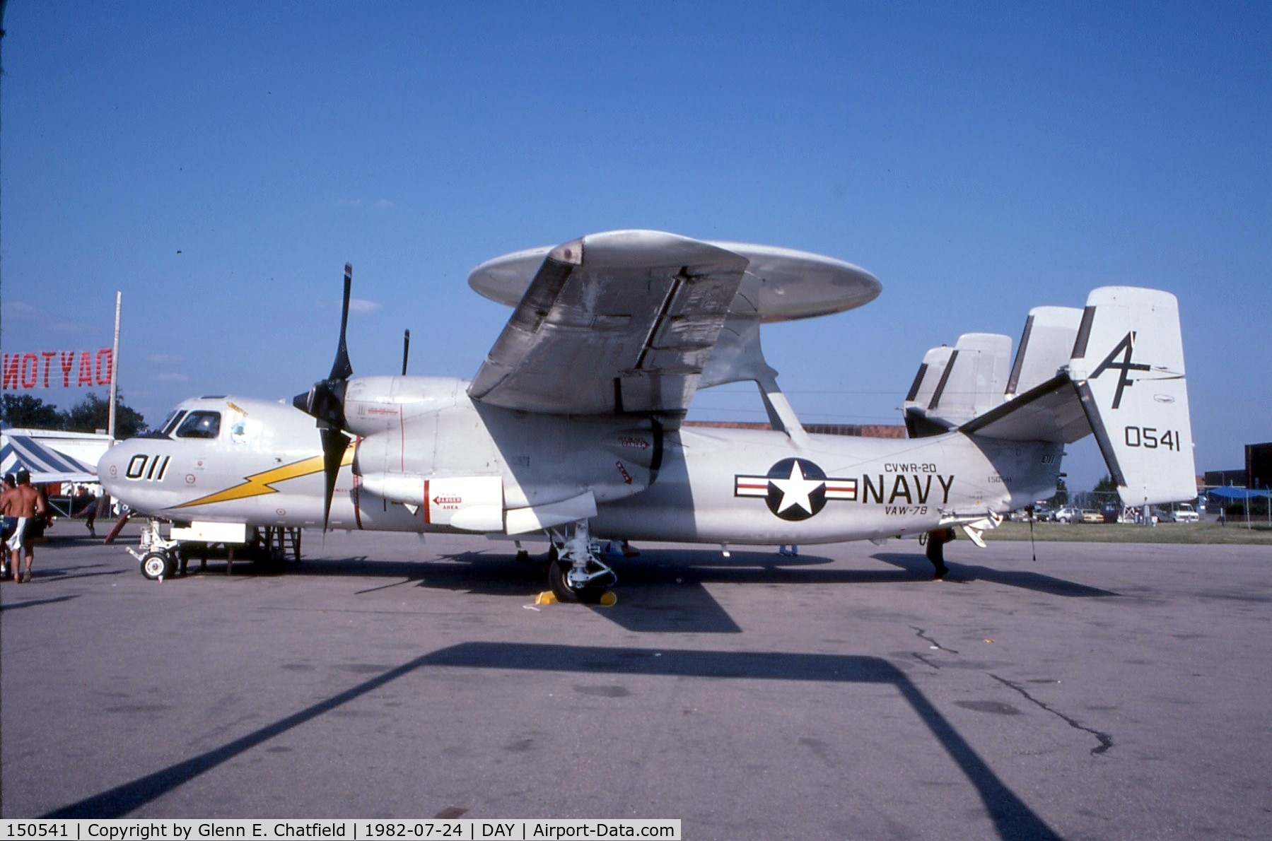 150541, Grumman E-2B Hawkeye C/N 21, E-2A at the Dayton International Air Show