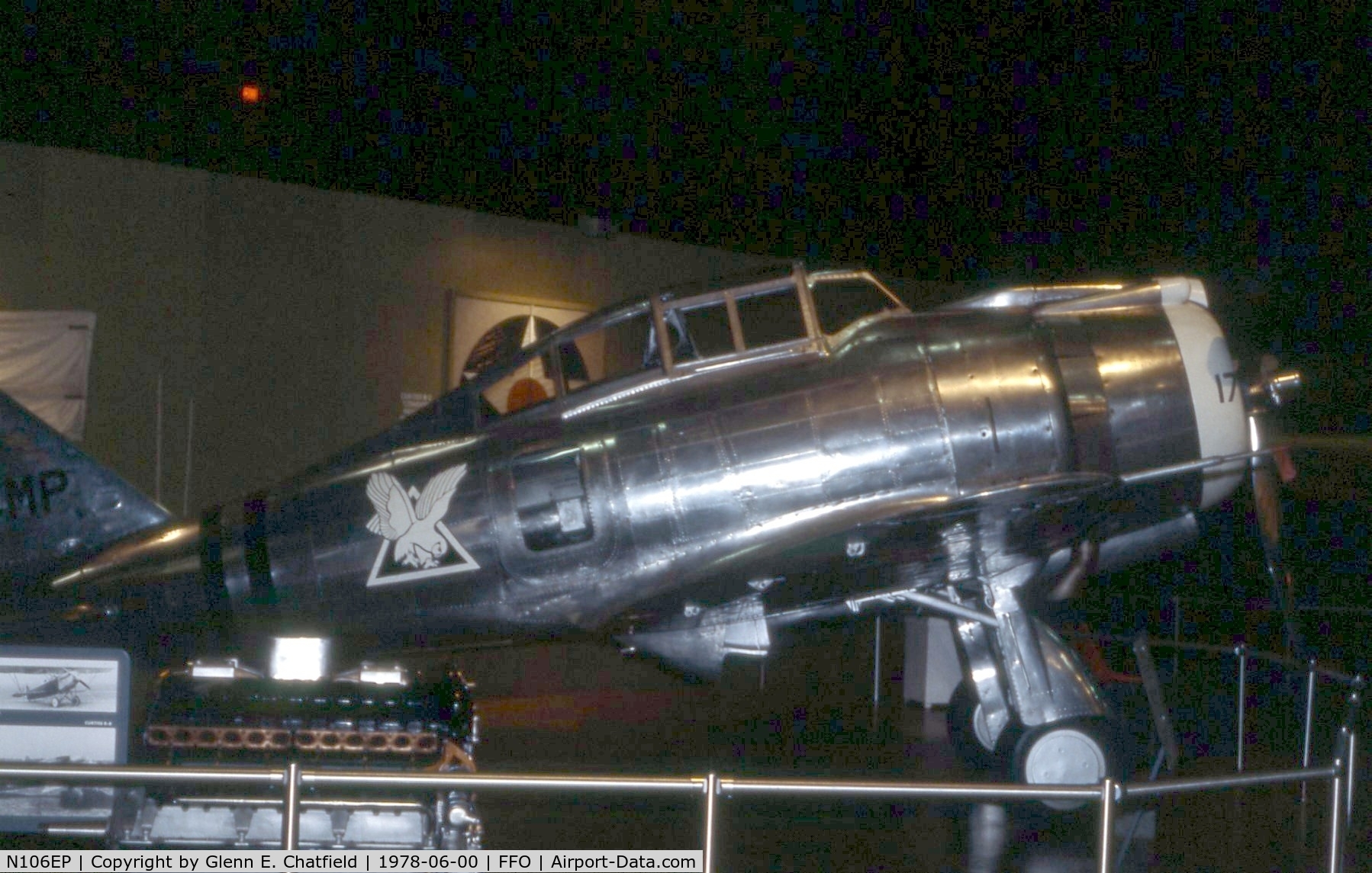 N106EP, Seversky P-35A C/N 282-11, At the National Museum of the U.S. Air Force.  Now with Kermit Weeks' Fantasy of Flight. P-35A 41-17449/EP-106. Ex Swiss AF 2126