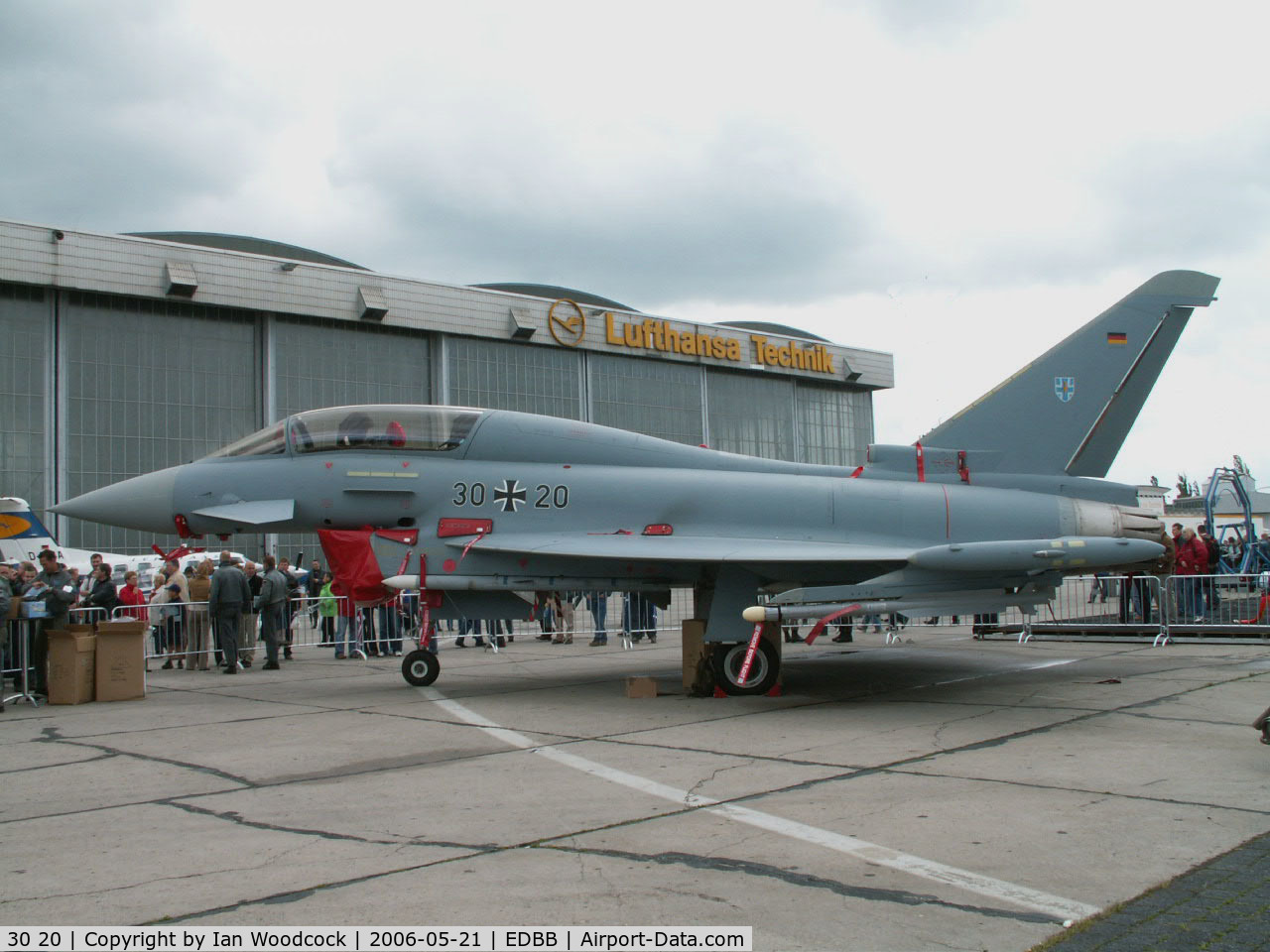 30 20, 2005 Eurofighter EF-2000 Typhoon T C/N GT009, British Aerospace EF2000 (T)/Berlin-ILA Show