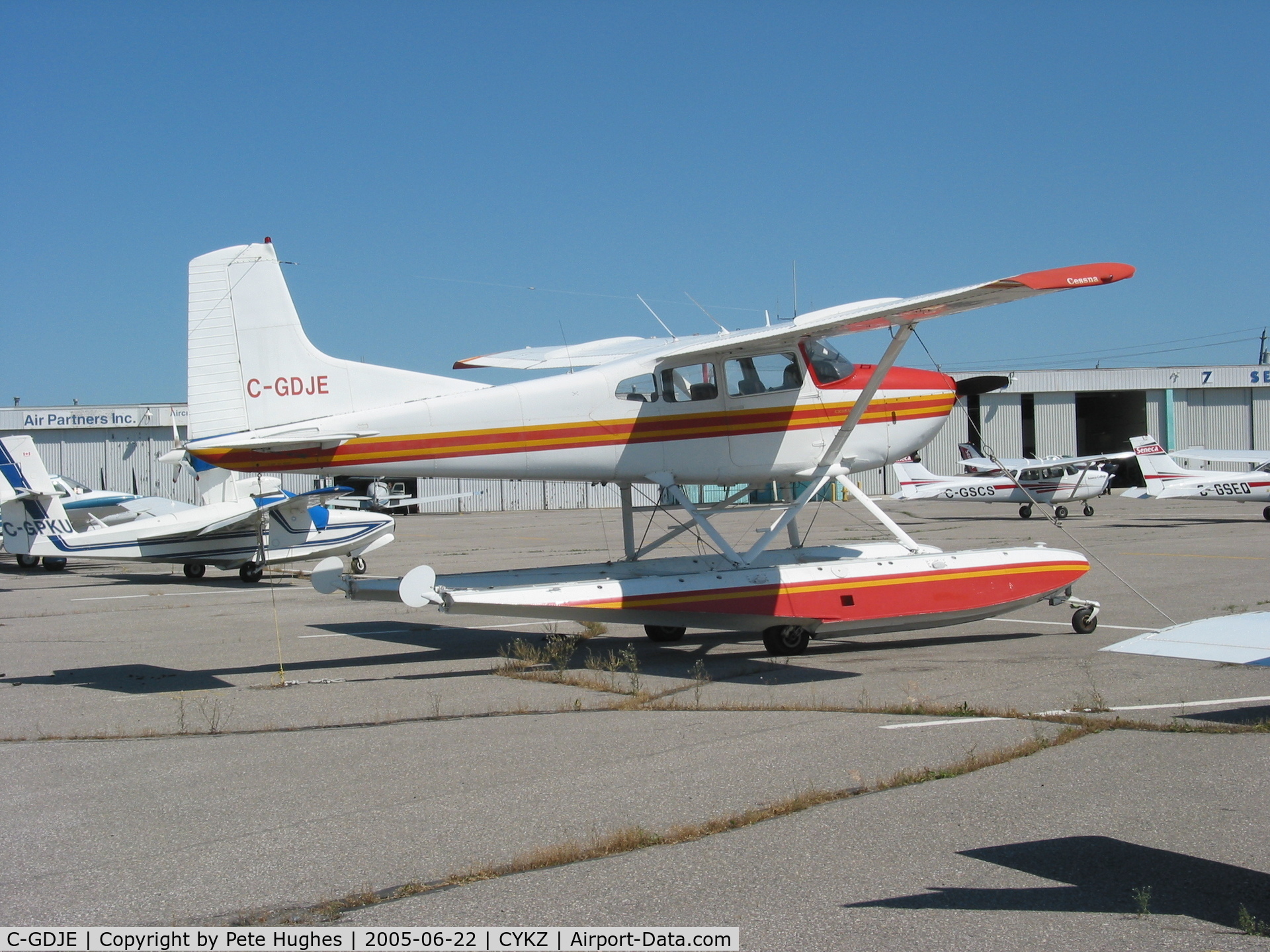 C-GDJE, 1967 Cessna A185E Skywagon 185 C/N 185-1207, Cessna 185 floatplane at Buttonville, Toronto