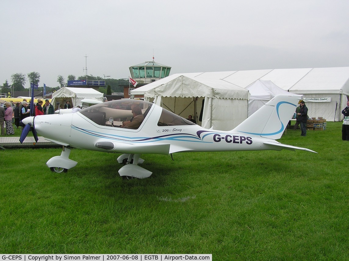 G-CEPS, 2007 TL Ultralight TL-2000 Sting Carbon C/N PFA 347-14705, TL-2000 Sting exhibited at Aero Expo 2007