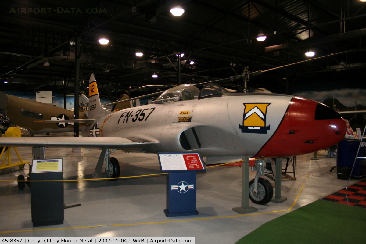 45-8357, 1945 Lockheed F-80C-11-LO Shooting Star C/N 080-1571, F-80