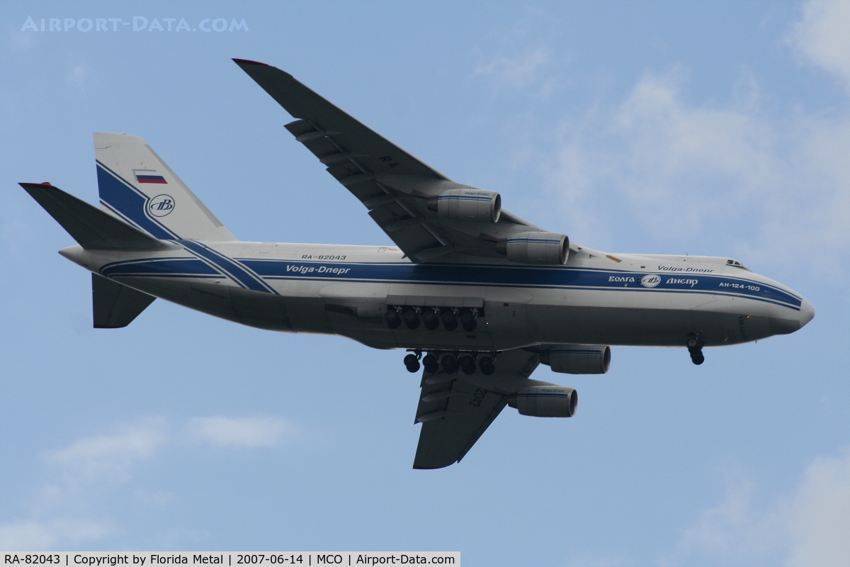 RA-82043, 1990 Antonov An-124-100 Ruslan C/N 9773054155101/0607, Volga Dnper