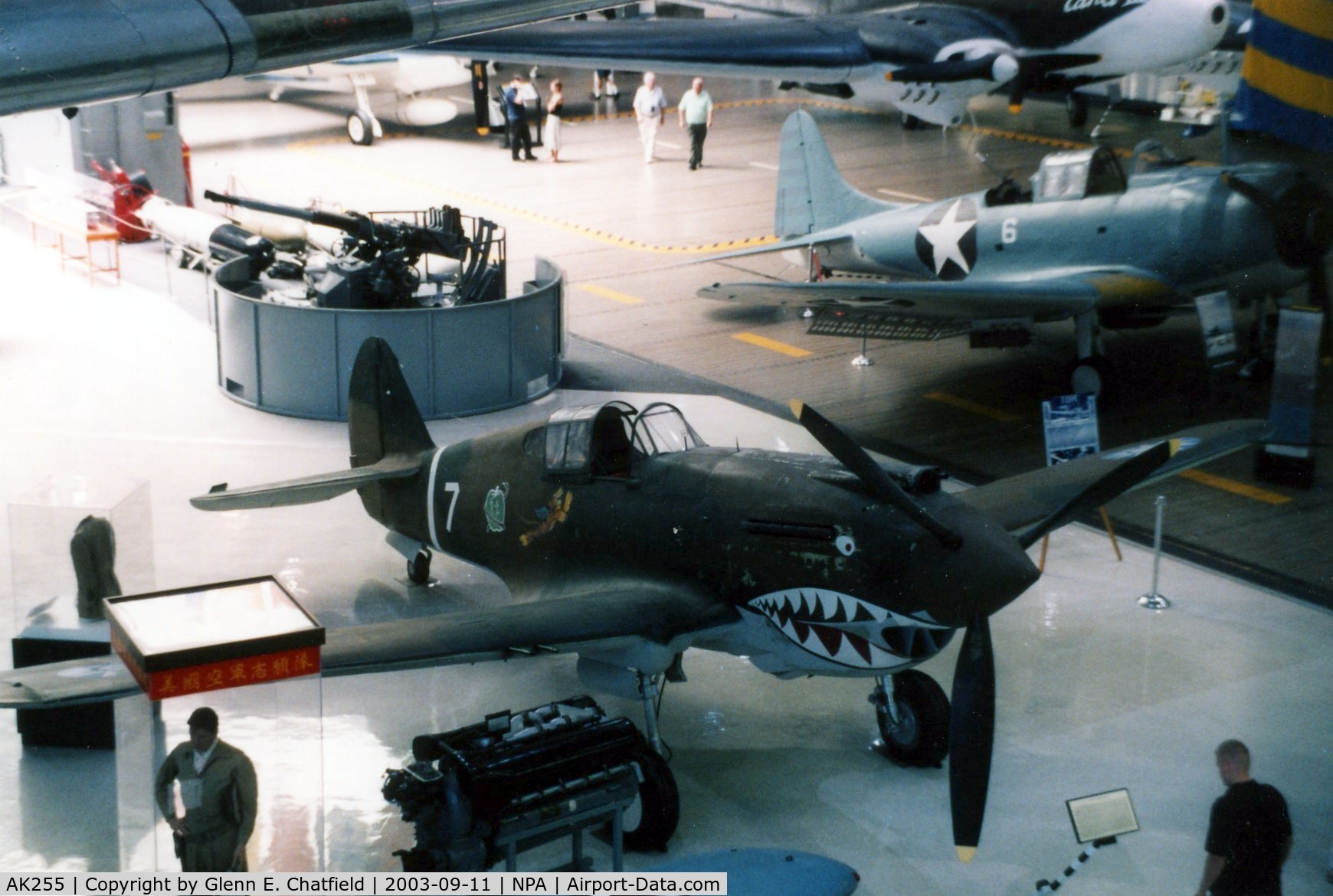 AK255, 1942 Curtiss P-40C Tomahawk Mk.IIb C/N 14737, P-40C at the National Museum of Naval Aviation