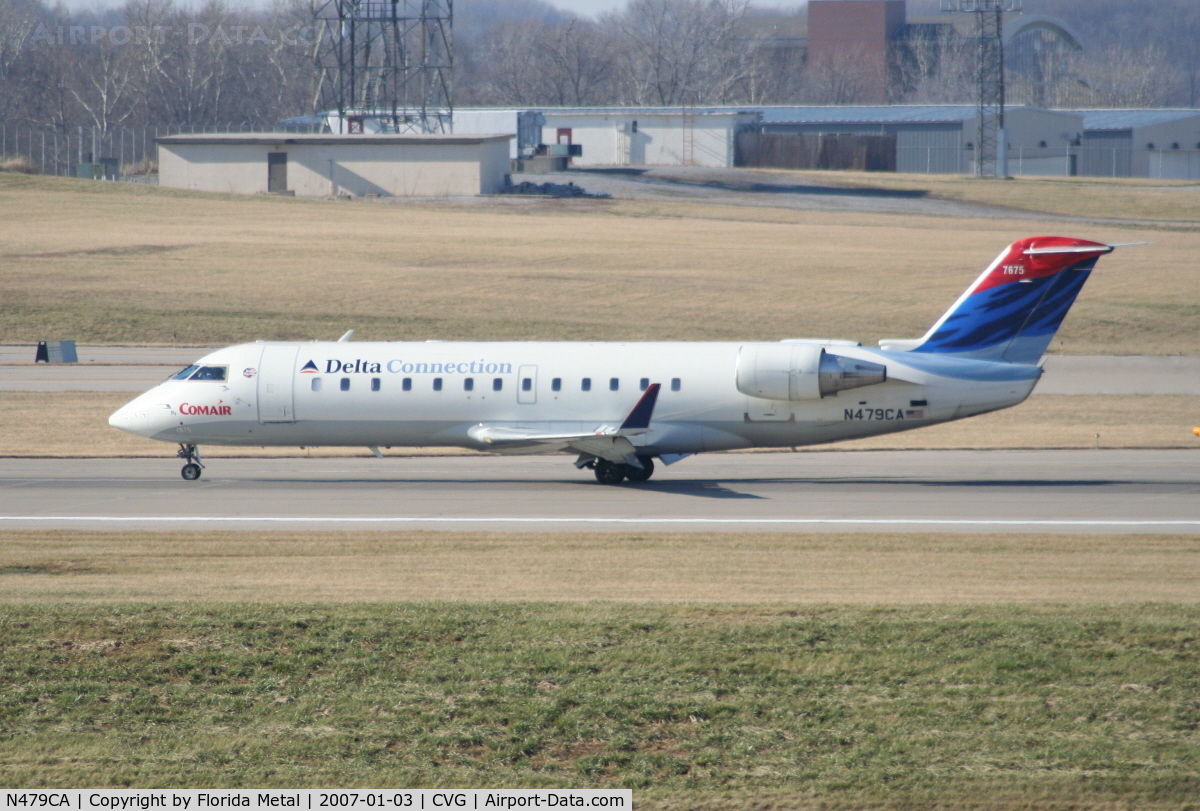 N479CA, 2002 Bombardier CRJ-200ER (CL-600-2B19) C/N 7675, Comair