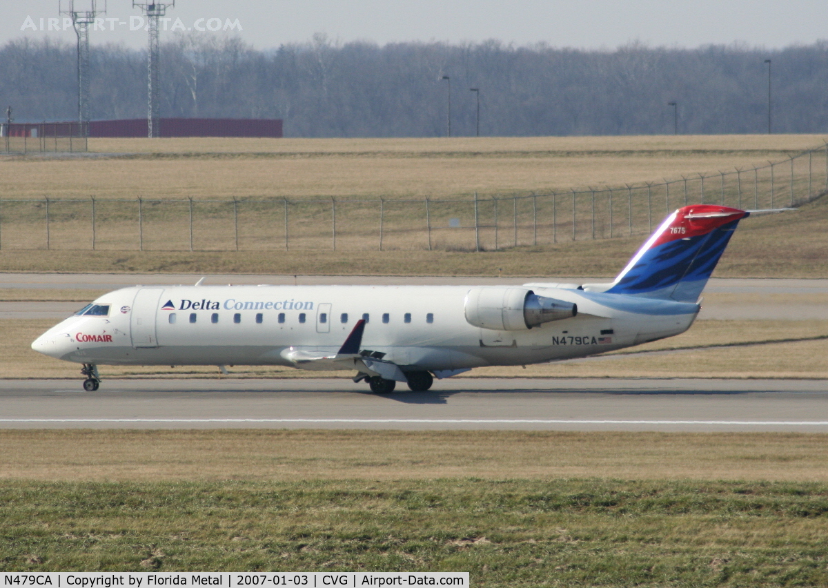 N479CA, 2002 Bombardier CRJ-200ER (CL-600-2B19) C/N 7675, Comair