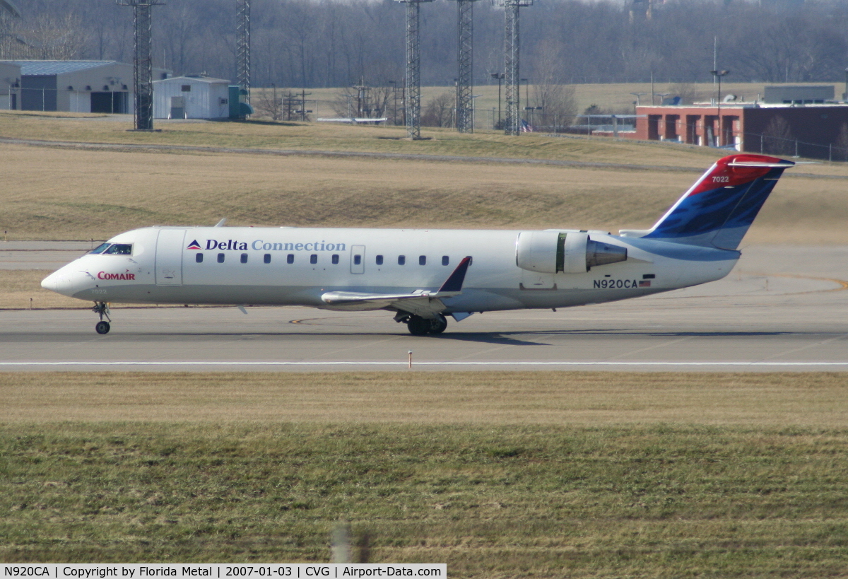 N920CA, 1993 Canadair CRJ-100ER (CL-600-2B19) C/N 7022, Comair