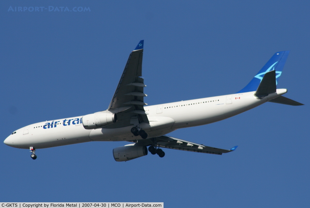 C-GKTS, 1995 Airbus A330-342 C/N 111, Air Transat