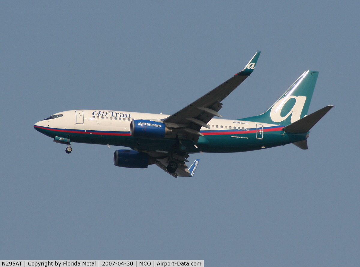 N295AT, 2006 Boeing 737-76N C/N 32677, Air Tran