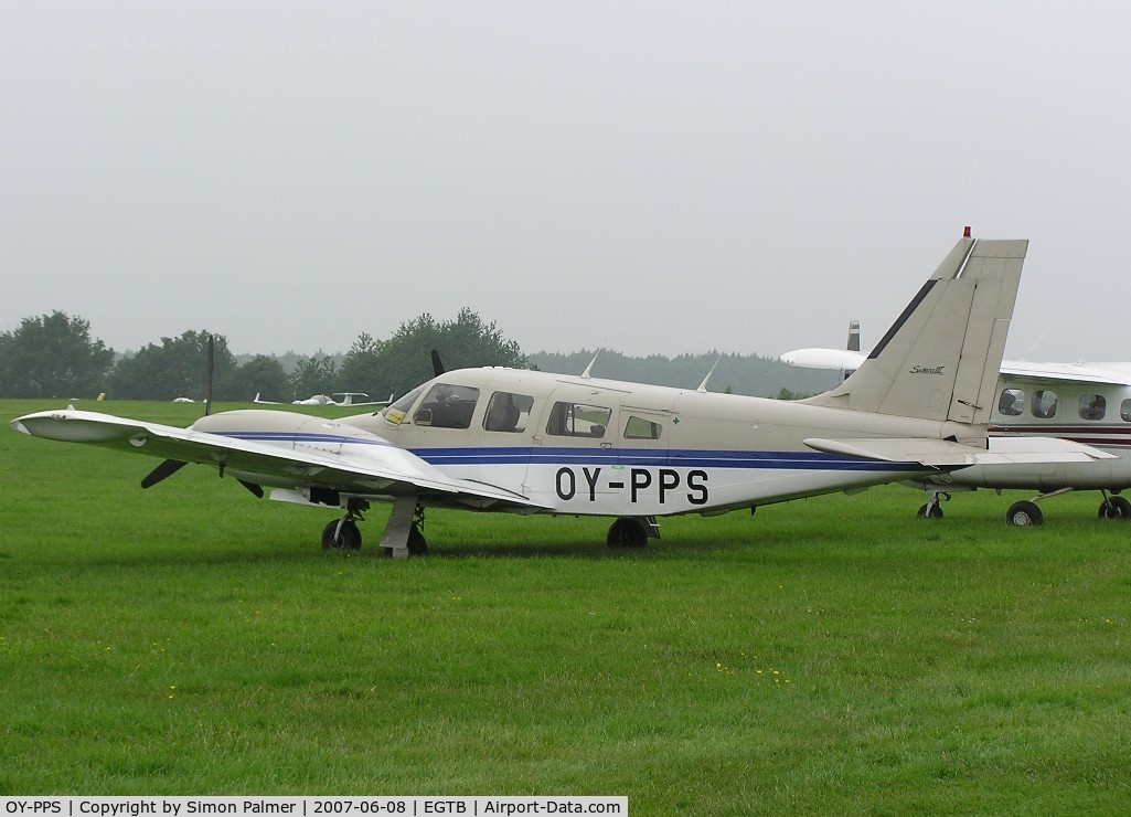 OY-PPS, 1987 Piper PA-34-220T Seneca III C/N 34-33021, Seneca III visiting Booker
