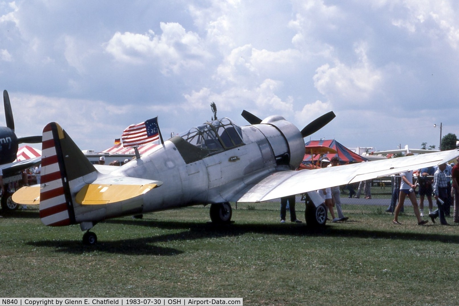 N840, 1940 North American P-64 C/N 68-3061, At the EAA Fly In