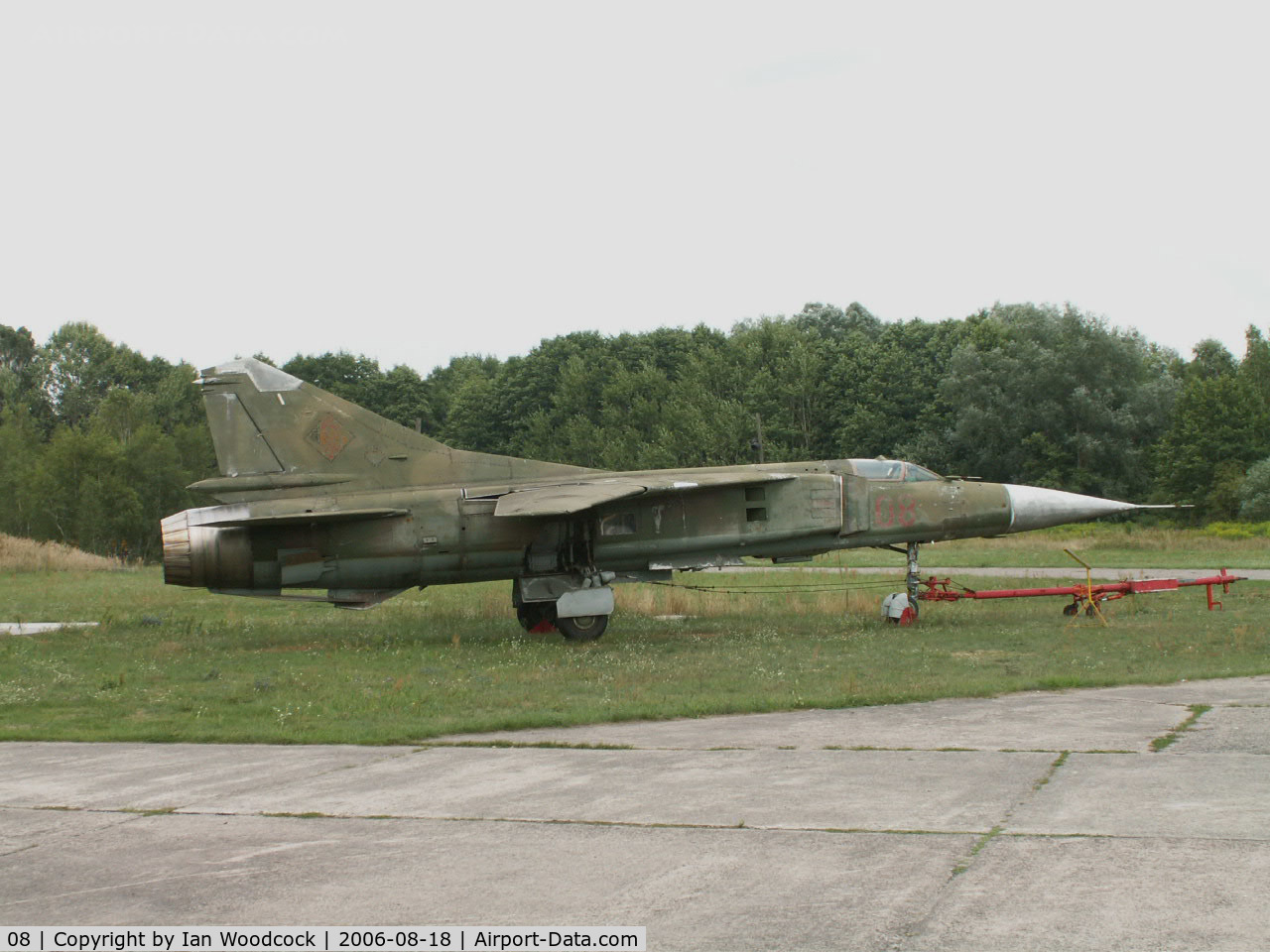 08, Mikoyan-Gurevich MiG-23S C/N 220001013, Mikoyan-Gurevich MiG-23 S/Finow-Brandenburg